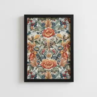 Țesătură decorativă premium Linenlook Bloom Fruit Paradise digital print
