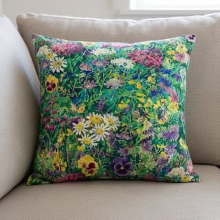 Țesătură decorativă premium Spring Flower Garden digital print