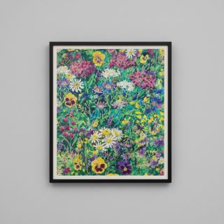 Țesătură decorativă premium Spring Flower Garden digital print