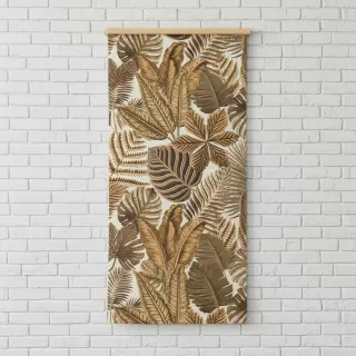Țesătură decorativă premium Leaf Embroidery digital print