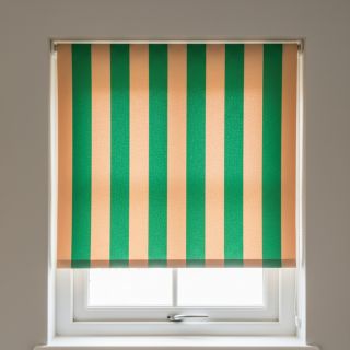 Țesătură decorativă premium Joyful Basic Stripe green digital print
