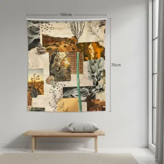 Țesătură decorativă premium Artistic Sunny View digital print