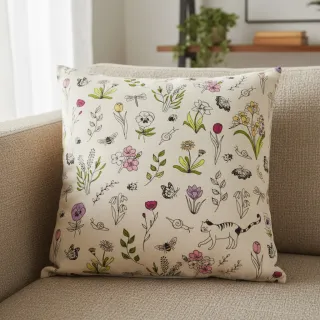 Țesătură decorativă Linenlook Spring Doodle Time