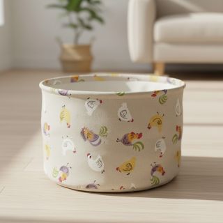 Țesătură decorativă Linenlook Rooster And Chick