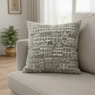 Țesătură decorativă Linenlook Townhouse Fine Line