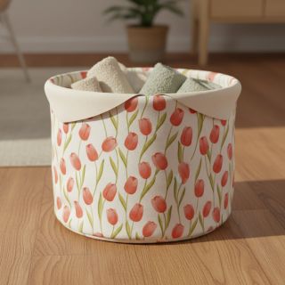 Țesătură decorativă premium Hand Drawn Tulip