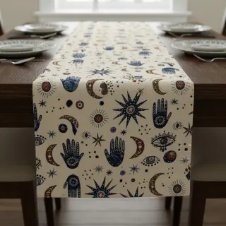 Țesătură decorativă jacquard Namaste allover blanc