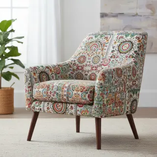 Țesătură decorativă jacquard Ethnic multico