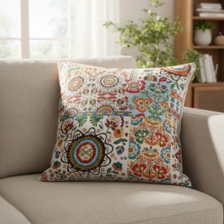 Țesătură decorativă jacquard Ethnic multico