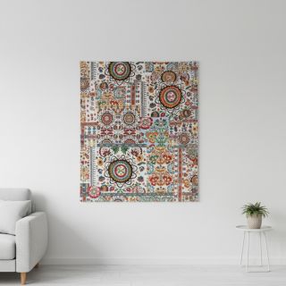 Țesătură decorativă jacquard Ethnic multico