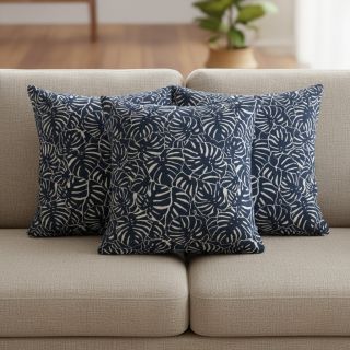 Țesătură decorativă jacquard Anthéa bleu