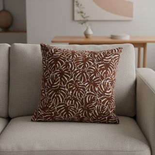 Țesătură decorativă jacquard Anthéa terracotta