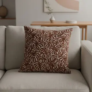 Țesătură decorativă jacquard Anthéa terracotta