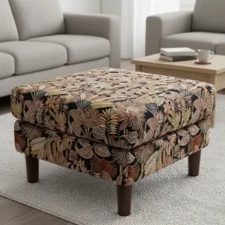 Țesătură decorativă jacquard Mayorque noir
