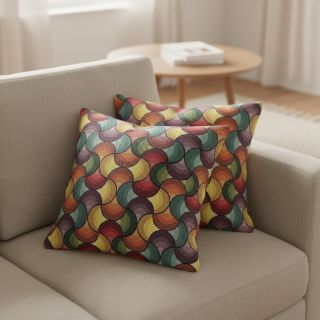 Țesătură decorativă GOBELIN PREMIUM Graphic Wave Scale