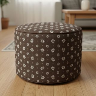 Țesătură decorativă jacquard DOUBLE FACE Landhaus Edelweiss taupe