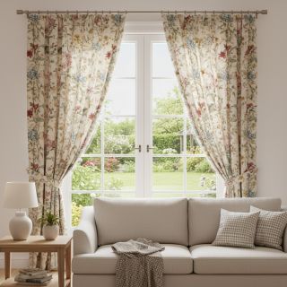 Țesătură decorativă Linenlook premium Flower Dreamy Field digital print