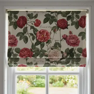 Țesătură decorativă Linenlook premium Vintage Rose Garden digital print