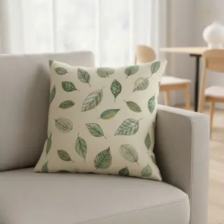 Țesătură decorativă Handpainted Leaf Art digital print