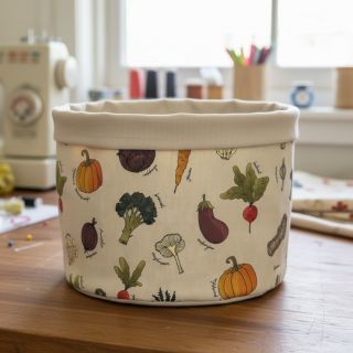 Țesătură decorativă Veggie Harvest Garden digital print