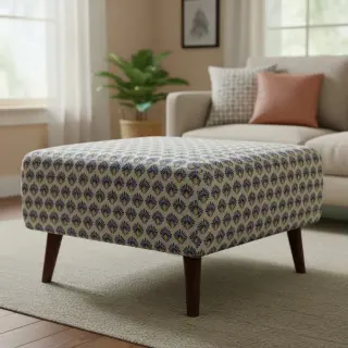 Țesătură decorativă Linenlook Graphic Peacock