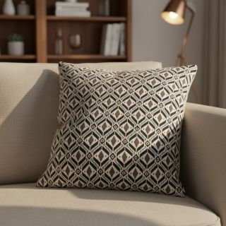 Țesătură decorativă jacquard  MOANA allover taupe