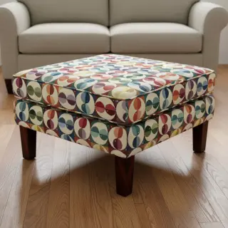 Țesătură decorativă GOBELIN PREMIUM Graphic square circle