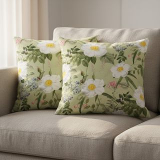 Țesătură decorativă Romantic rose garden digital print