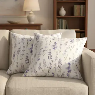Țesătură decorativă premium Watercolour lavender field