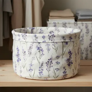 Țesătură decorativă premium Watercolour lavender field
