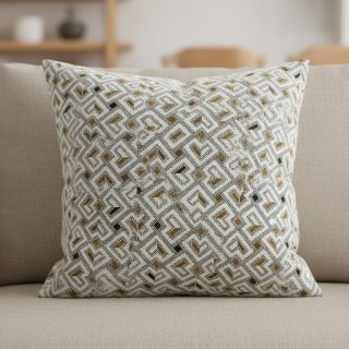 Țesătură decorativă jacquard Pagne allover jaune