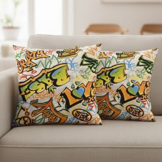 Țesătură decorativă premium Graffiti street art