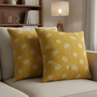 Țesătură decorativă Linenlook Elegant dandelion golden yellow
