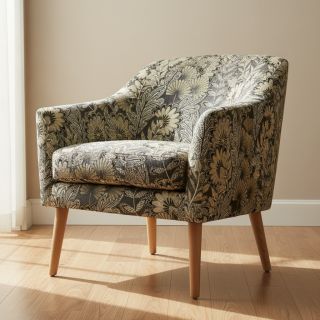 Țesătură decorativă jacquard Boho leaves