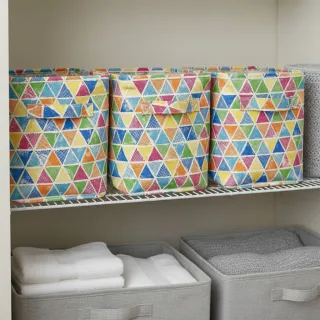 Țesătură decorativă premium Rainbow triangle