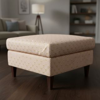 Țesătură decorativă Linenlook Art deco cubes rose metallic premium