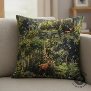 Țesătură decorativă Ancient forest digital print