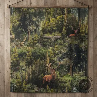Țesătură decorativă Ancient forest digital print