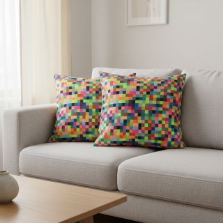 Țesătură decorativă déco jacquard Pixels