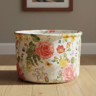 Țesătură decorativă teflonată TEFLON ROSE GARDEN