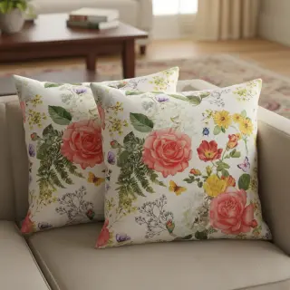 Țesătură decorativă teflonată TEFLON ROSE GARDEN