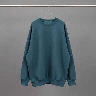 Jerse trening pieptănat MELANGE dark petrol