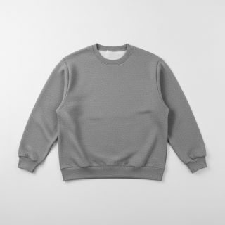 Jerse trening pieptănat MELANGE middle grey