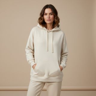 Jerse trening pieptănat MELANGE sand