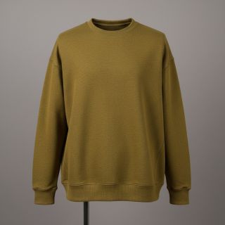 Jerse trening pieptănat MELANGE ochre