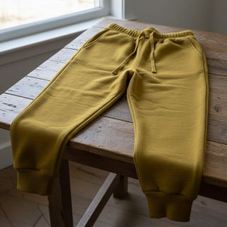 Jerse trening pieptănat MELANGE ochre