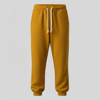 Jerse trening pieptănat ochre