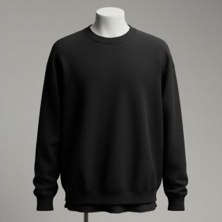 Jerse trening pieptănat black