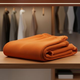 Jerse trening pieptănat brick