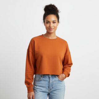 Jerse trening pieptănat brick